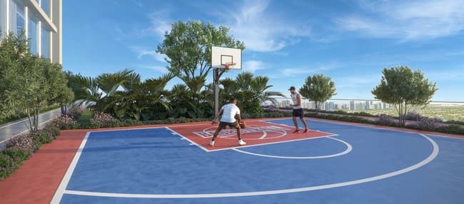 Aspirz amenity Basketball Court - Dubai Sports City, Dubai - by Danube