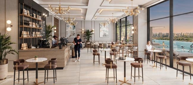 Aspirz amenity Business Cafe - Dubai Sports City, Dubai - by Danube