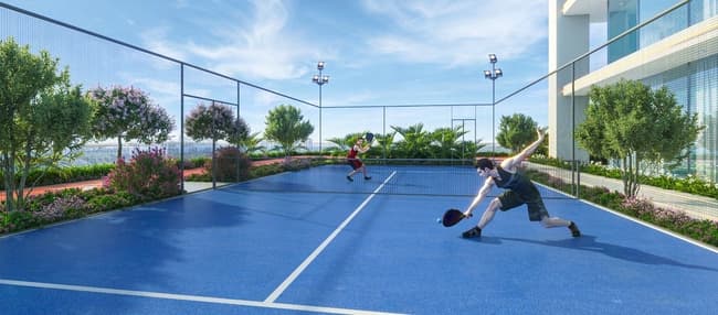 Aspirz amenity Padel Tennis Court - Dubai Sports City, Dubai - by Danube