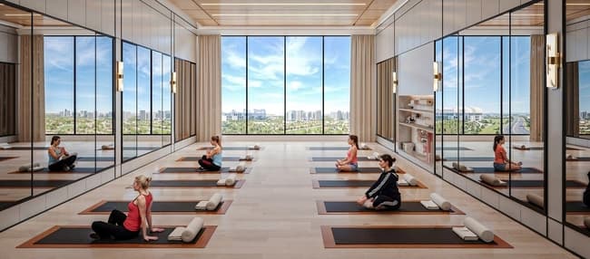 Aspirz amenity Yoga & Zumba - Dubai Sports City, Dubai - by Danube