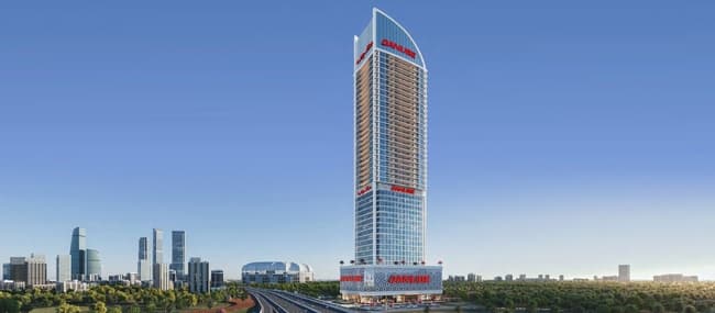 Aspirz exterior view - Dubai Sports City, Dubai - by Danube