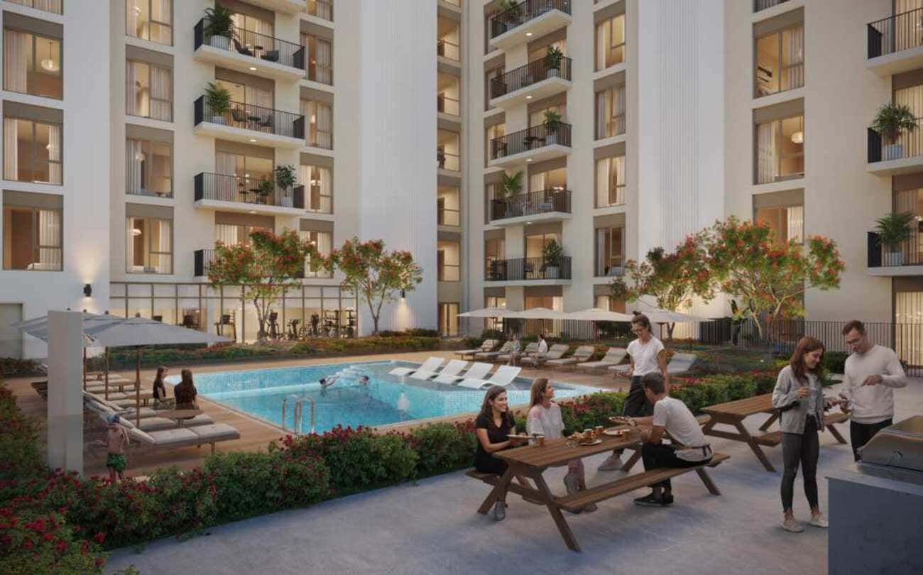 Augusta amenity Swimming Pool - Town Square, Dubai - by Nshama Group