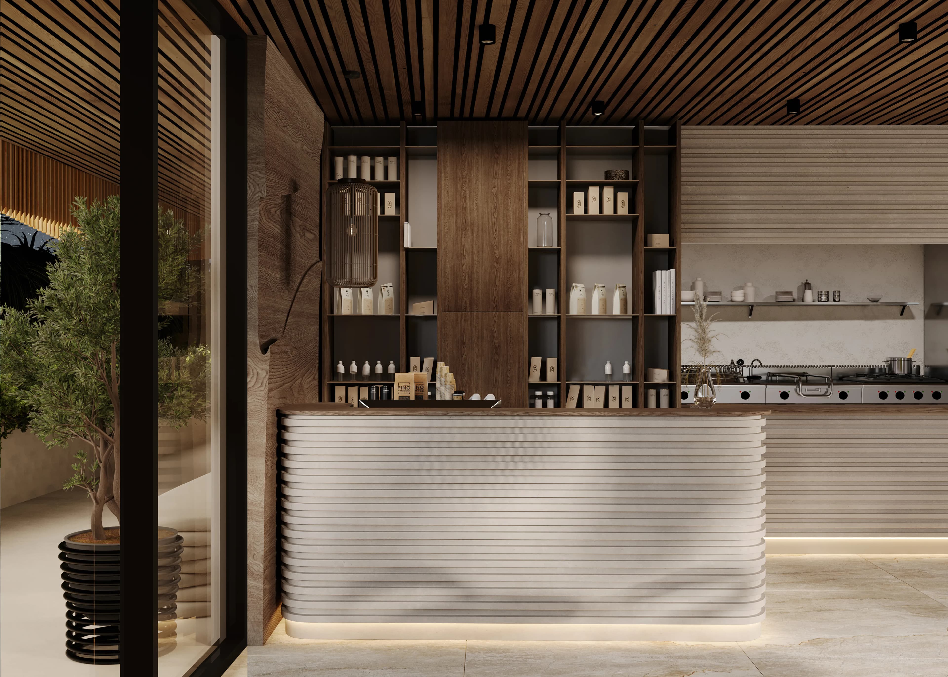 AURA Wellness Resort amenity Bar - Bali, Dubai - by Samolet Property Group