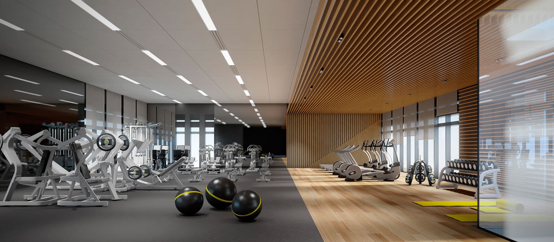 AUREL1A Residence amenity Gym - Dubai Sports City, Dubai - by Object 1
