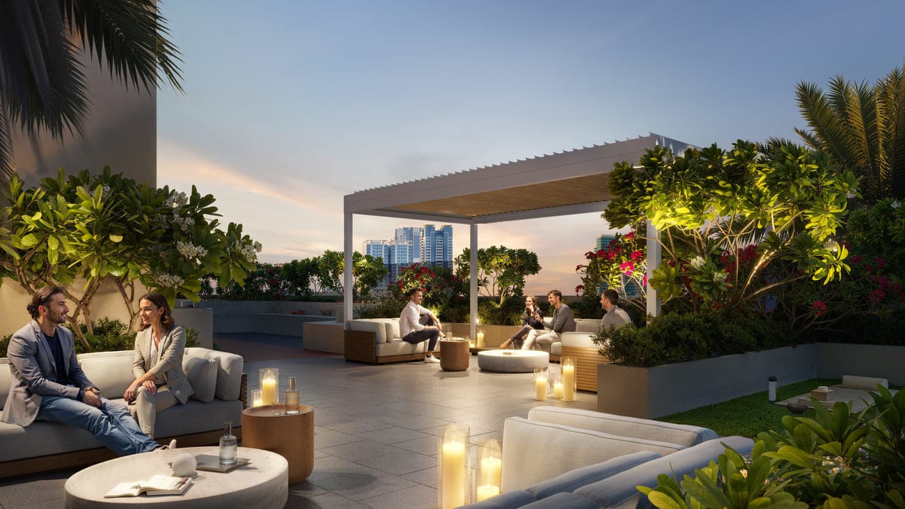 AUREL1A Residence amenity Outdoor Lounge - Dubai Sports City, Dubai - by Object 1