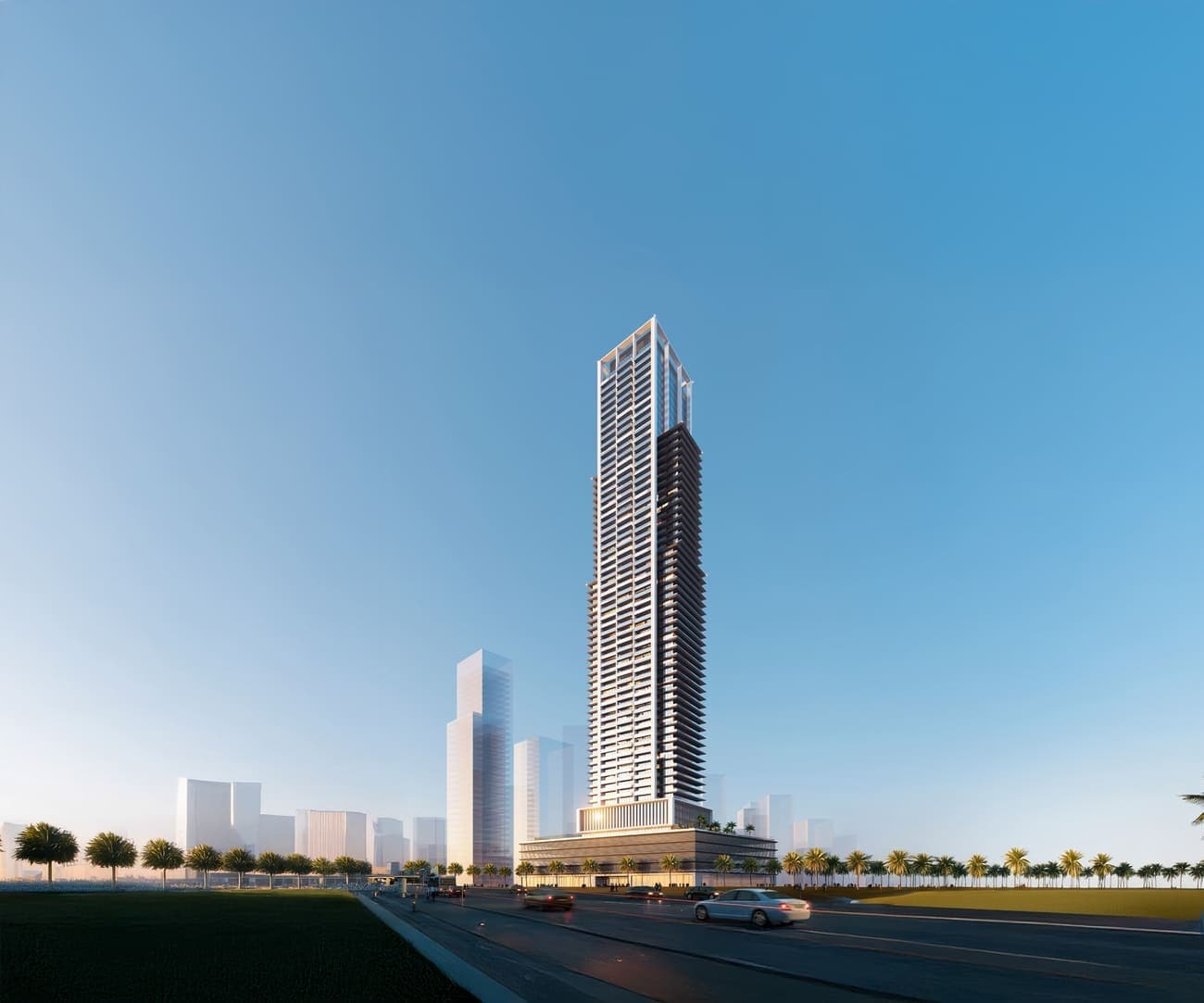 Auresta Tower exterior view - JVC (Jumeirah Village Circle), Dubai - by Tiger Group