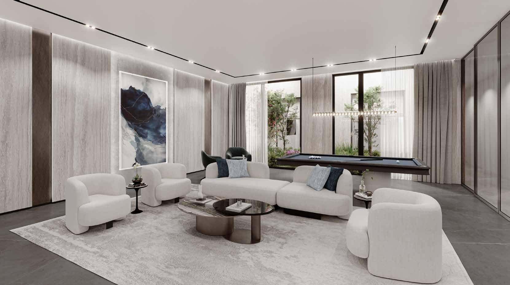 Autograph Collection amenity Games Room - Damac Hills, Dubai - by DAMAC