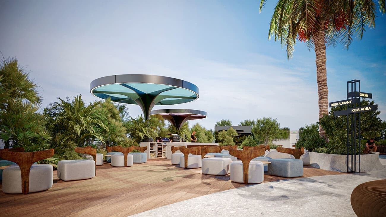 Avana Residences amenity Bbq Area - JVC (Jumeirah Village Circle), Dubai - by Deca
