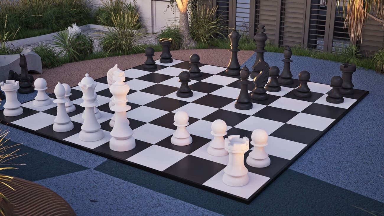 Avana Residences amenity Life Size Chess Court - JVC (Jumeirah Village Circle), Dubai - by Deca