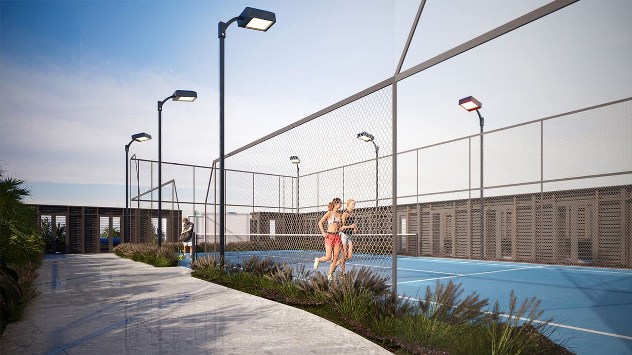 Avana Residences amenity Multi - Purpose Sports Court - JVC (Jumeirah Village Circle), Dubai - by Deca