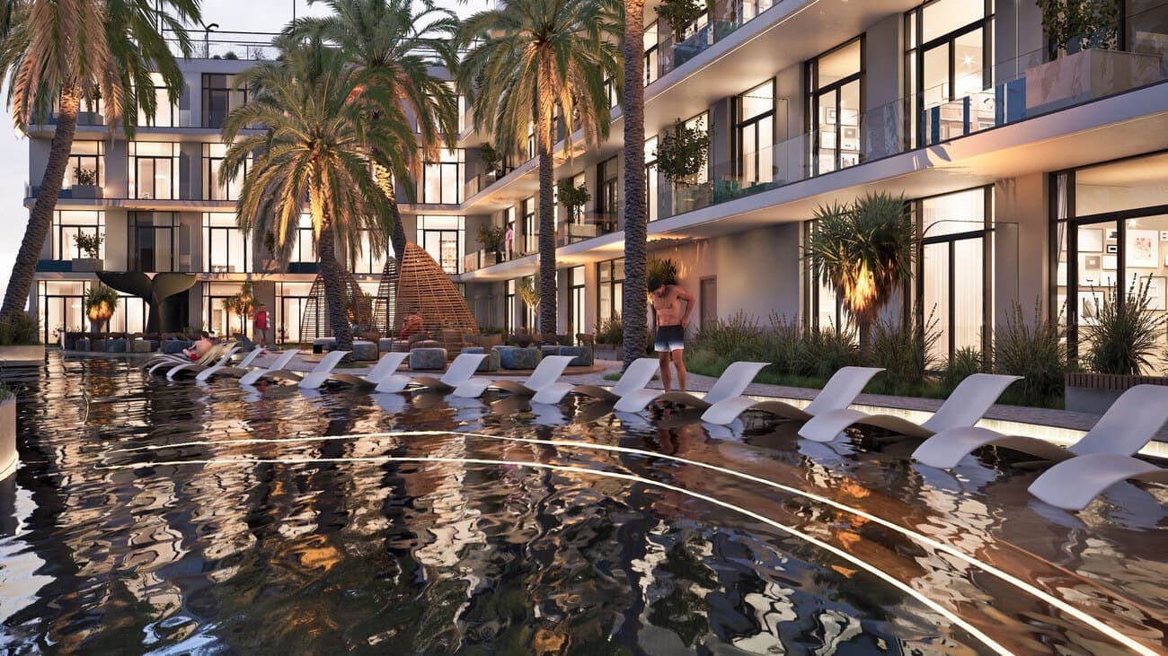 Avana Residences amenity Resort-Style Swimming Pool - JVC (Jumeirah Village Circle), Dubai - by Deca