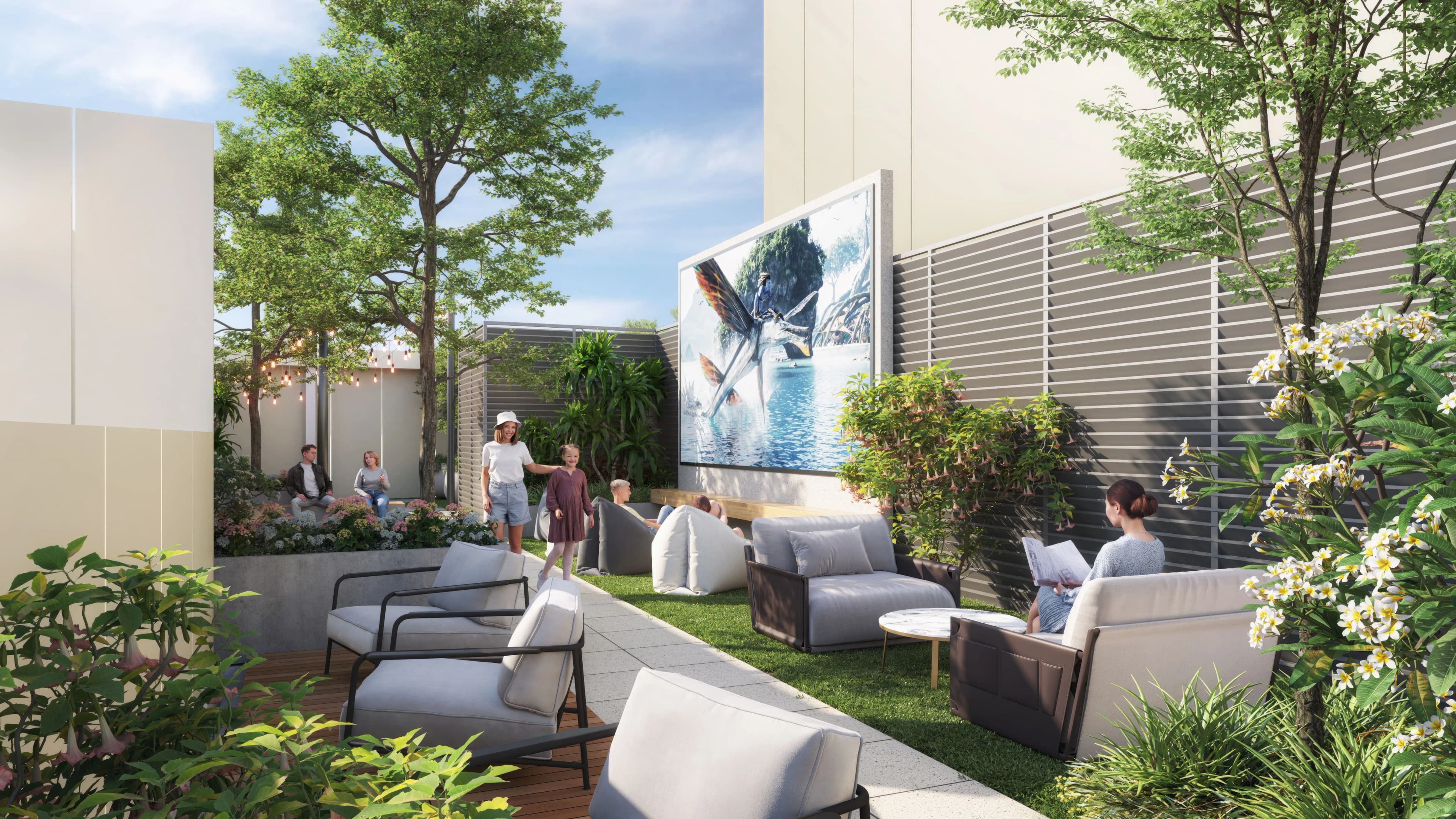 Avant Garde Residences 2 amenity Skyline Silent Cinema - Jumeirah Village Circle, Dubai - by Skyline Builders