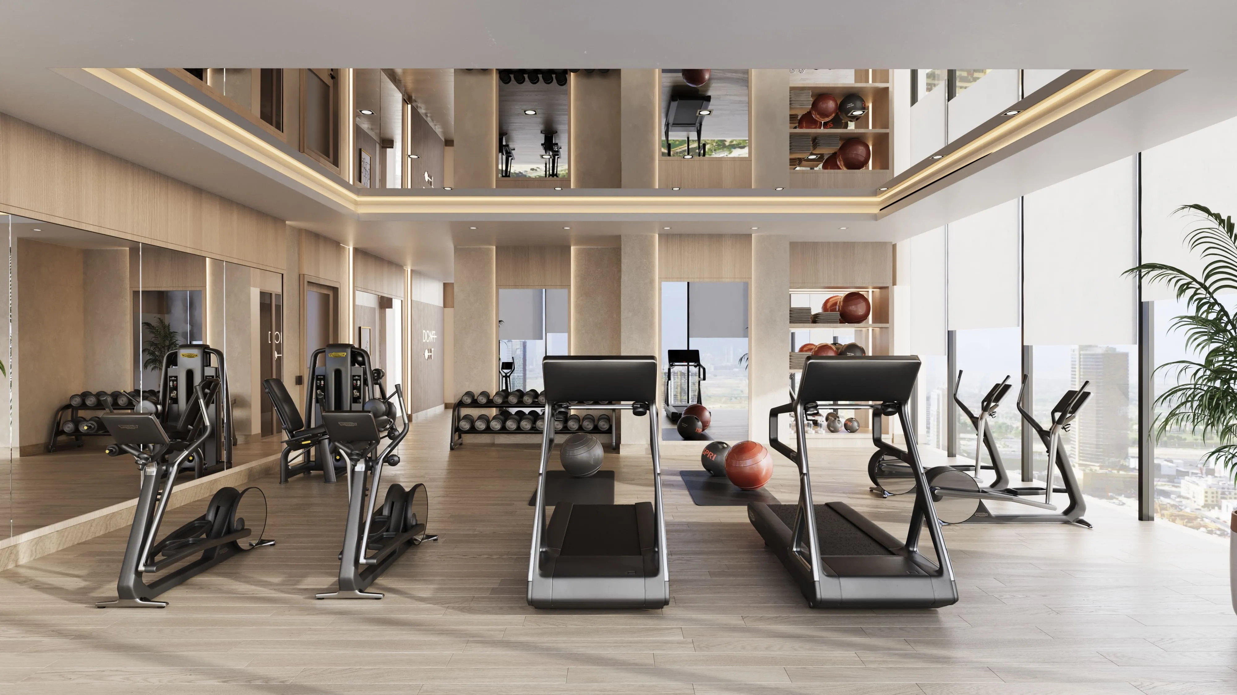 Avant Garde Residences 2 amenity State-of-the-art Gym - Jumeirah Village Circle, Dubai - by Skyline Builders