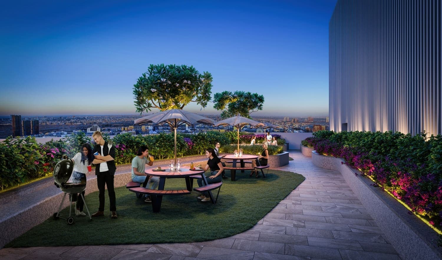 Avant Garde Residences by Skyline amenity Bbq Area - JVC (Jumeirah Village Circle), Dubai - by Skyline Builders