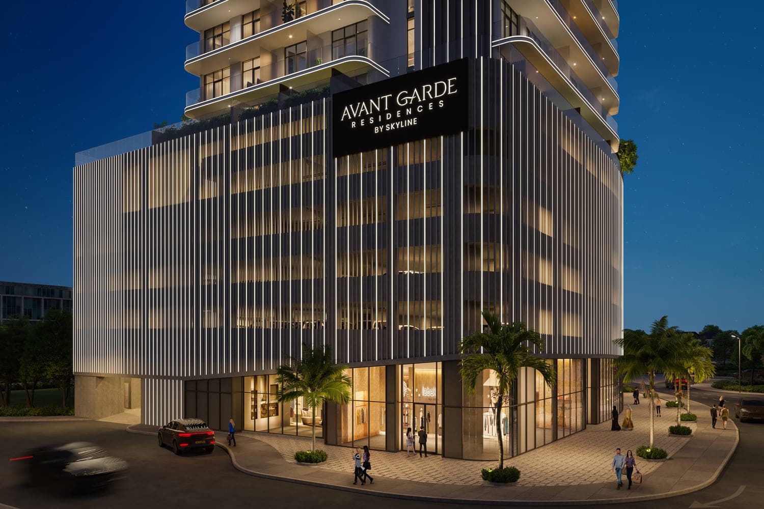 Avant Garde Residences by Skyline exterior view - JVC (Jumeirah Village Circle), Dubai - by Skyline Builders