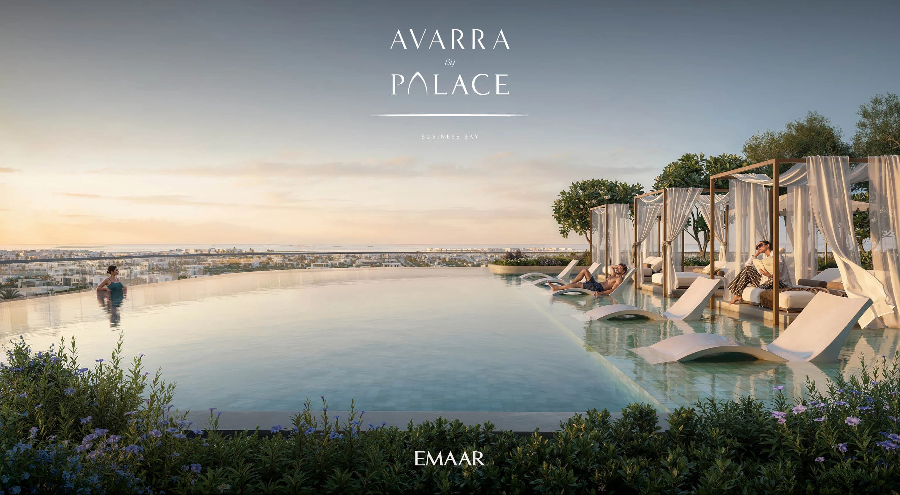 Avarra by Palace amenity Infinity Pool - Business Bay, Dubai - by Emaar