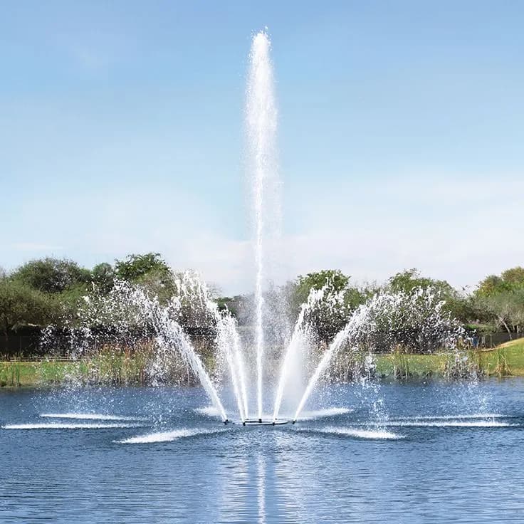 Avelia The Valley amenity Falaj Fountain - The Valley, Dubai - by Emaar
