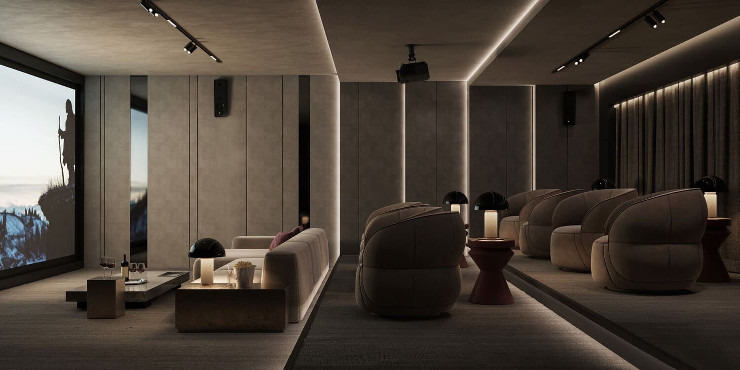 Aveline Residences amenity Cinema Room in JVC (Jumeirah Village Circle), Dubai, by Citi Developers