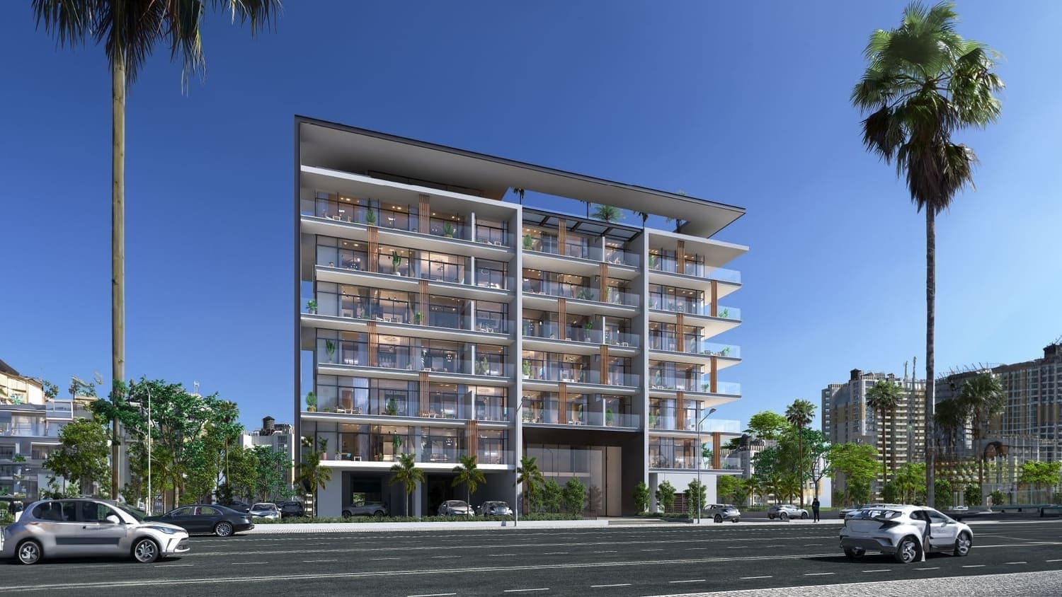 Avelon Boulevard exterior view - Arjan, Dubai - by Avelon Developments