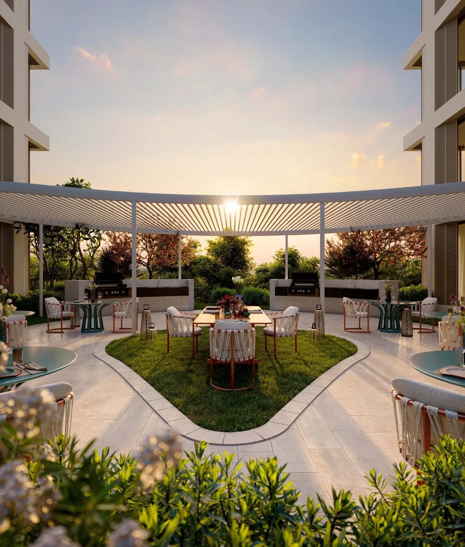 Avenew 888 - Loom amenity BBQ Area - Dubai South, Dubai - by Avenew Development