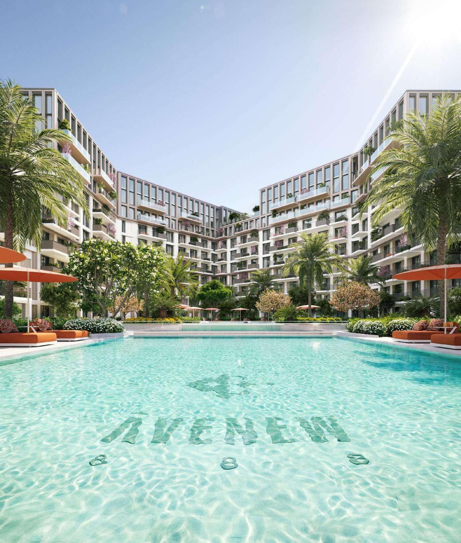 Avenew 888 - Modo amenity Adult Pool - Dubai South, Dubai - by Avenew Development