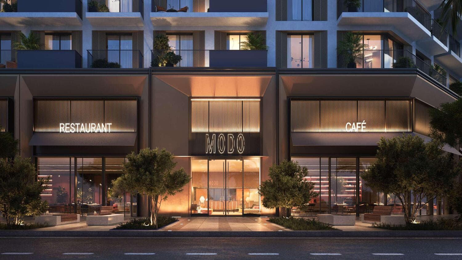 Avenew 888 - Modo amenity Café Seating & Coffee Shop in Dubai South, Dubai, by Avenew Development