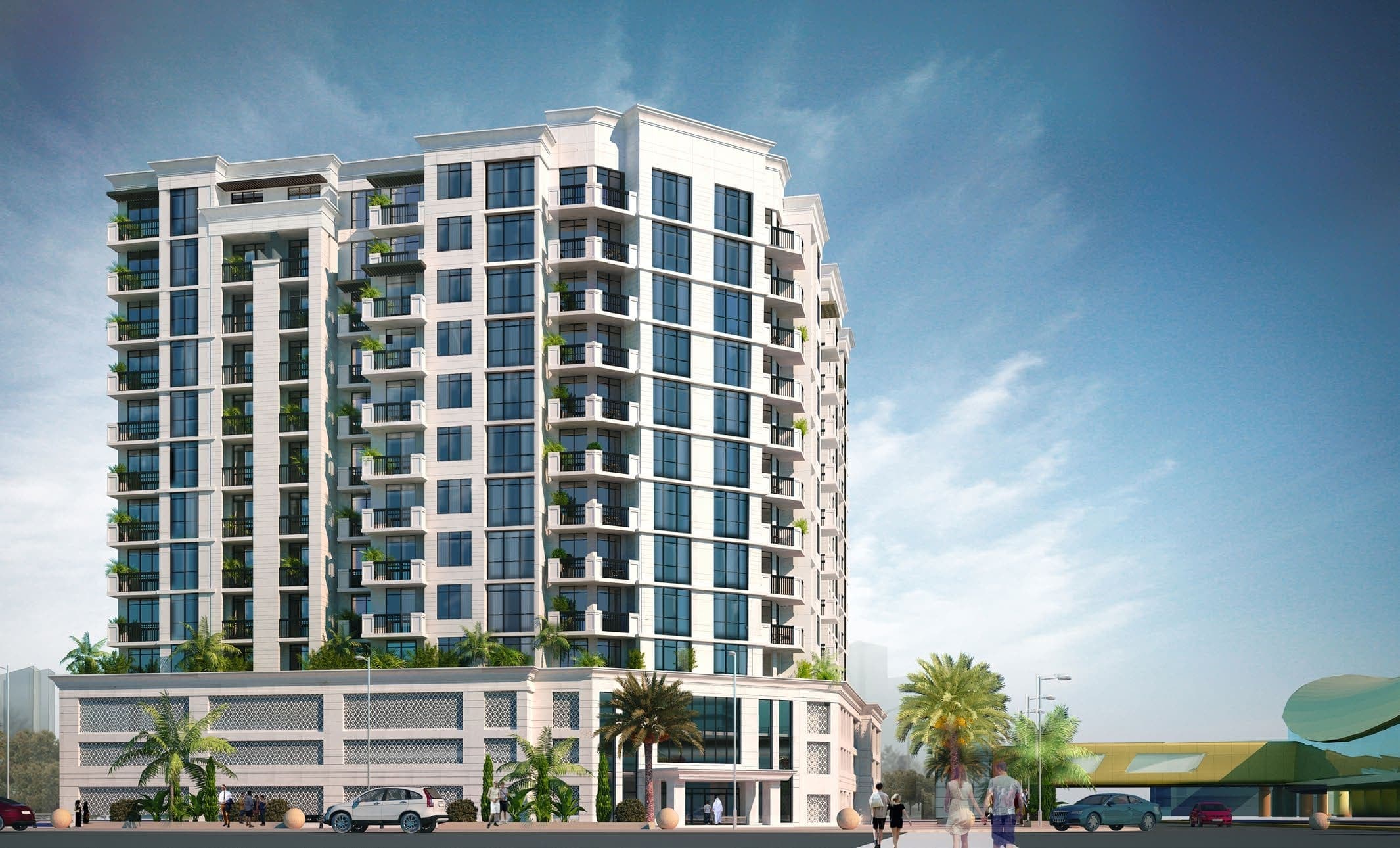AVENUE Residence 4 exterior view - Al Furjan, Dubai - by NABNI