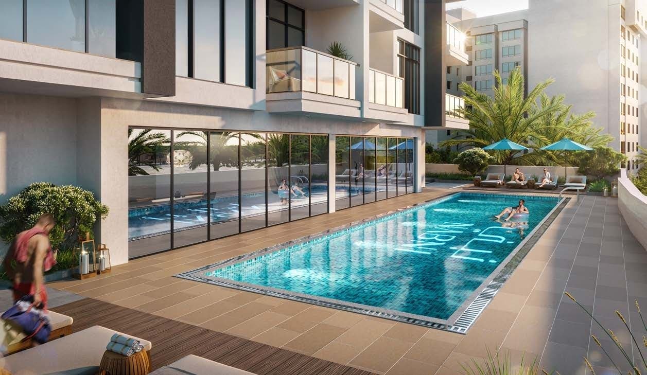 Avenue Residence 6 amenity Swimming Pool - Al Furjan, Dubai - by NABNI