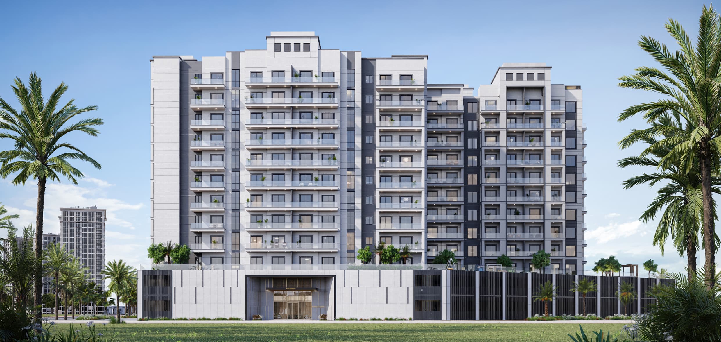 Avenue Residence 7 exterior view - Jebel Ali Village, Dubai - by NABNI