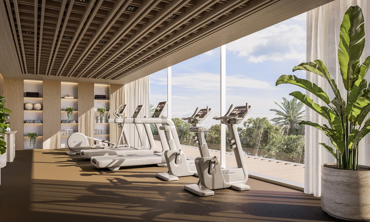 Avida Residences amenity Indoor Gym - Dubai Islands, Dubai - by IQUNA Properties