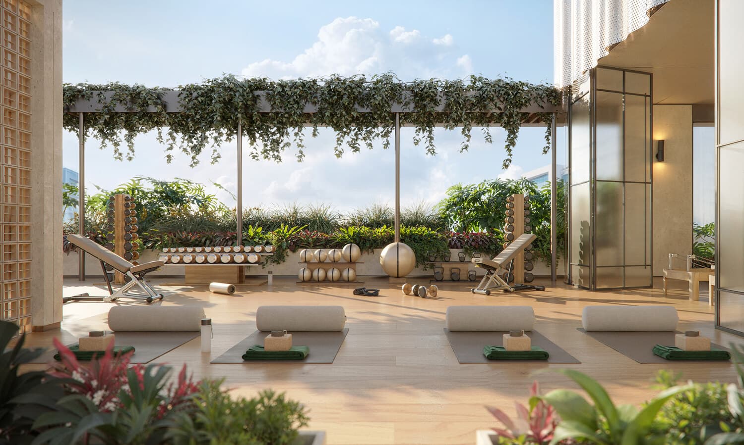 Avida Residences amenity Outdoor Gym - Dubai Islands, Dubai - by IQUNA Properties
