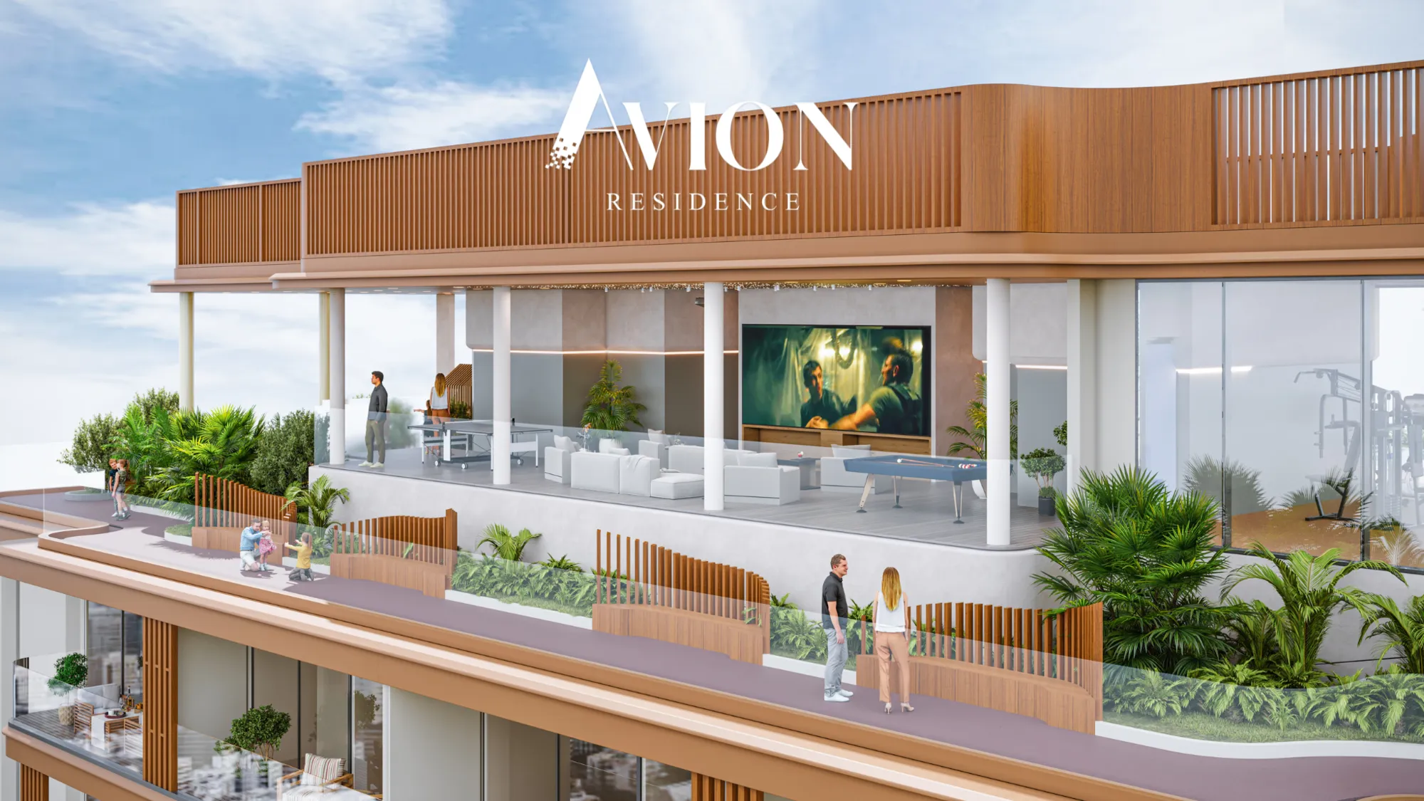 Avion Residence amenity Rooftop Botanical Garden - Madinat Al Mataar, Dubai - by Sky View Development L.L.C