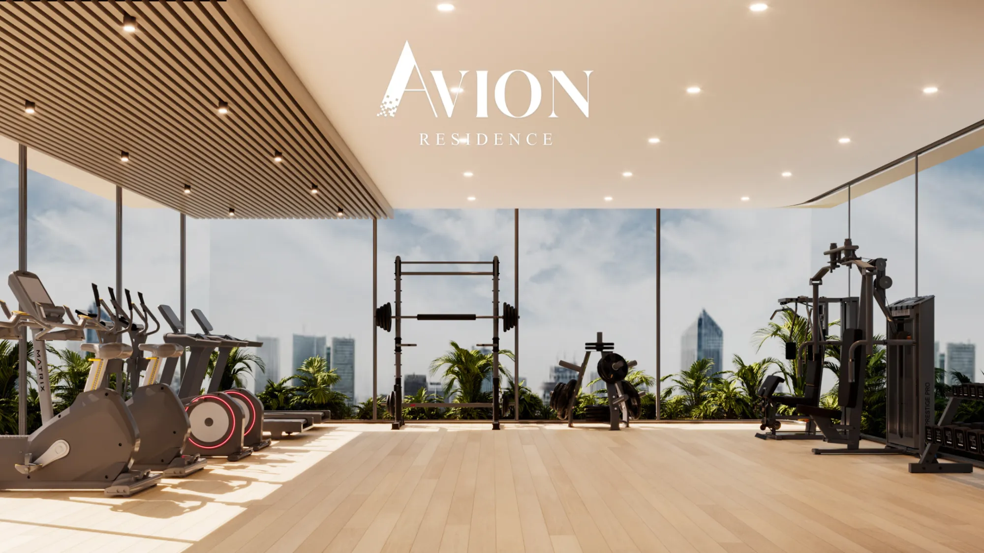 Avion Residence amenity Techno Gym - Madinat Al Mataar, Dubai - by Sky View Development L.L.C
