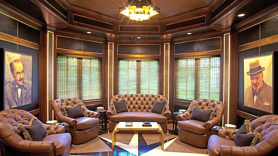 AYA Beachfront Residences amenity Cigar Room - Al Rawdah, Dubai - by Deyaar