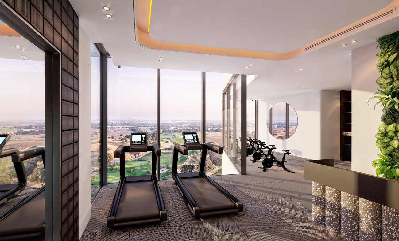 Ayana Gardens amenity Indoor Gym - Meydan (Nad Al Sheba 1), Dubai - by Tuscany
