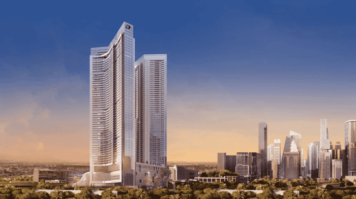 Aykon City Tower exterior view - Business Bay, Dubai - by DAMAC