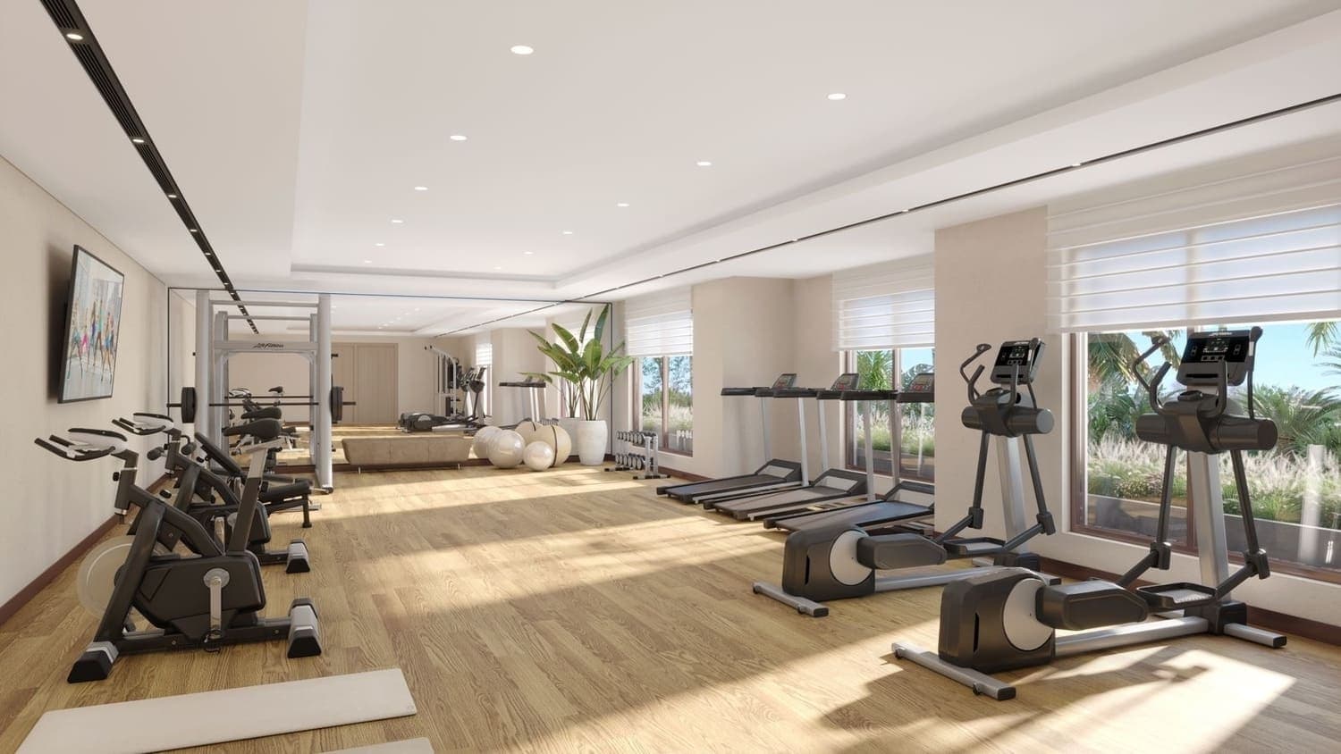 Aysha Residences 1 and 2 amenity Gym - Maryam Island, Dubai - by Eagle Hills
