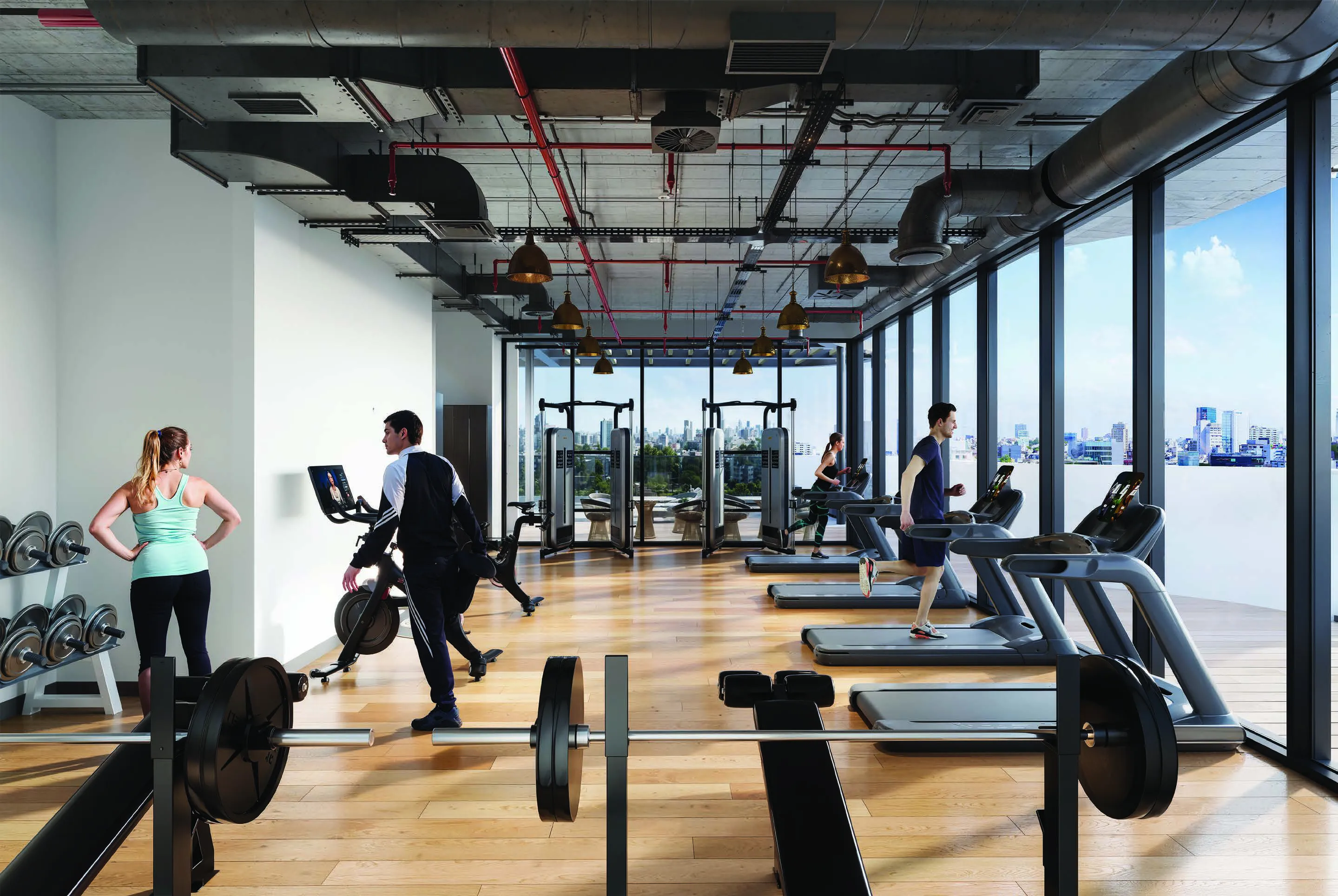 Azha Millennium Residences amenity Gym - Al Barsha South 5, Dubai - by Azha Development
