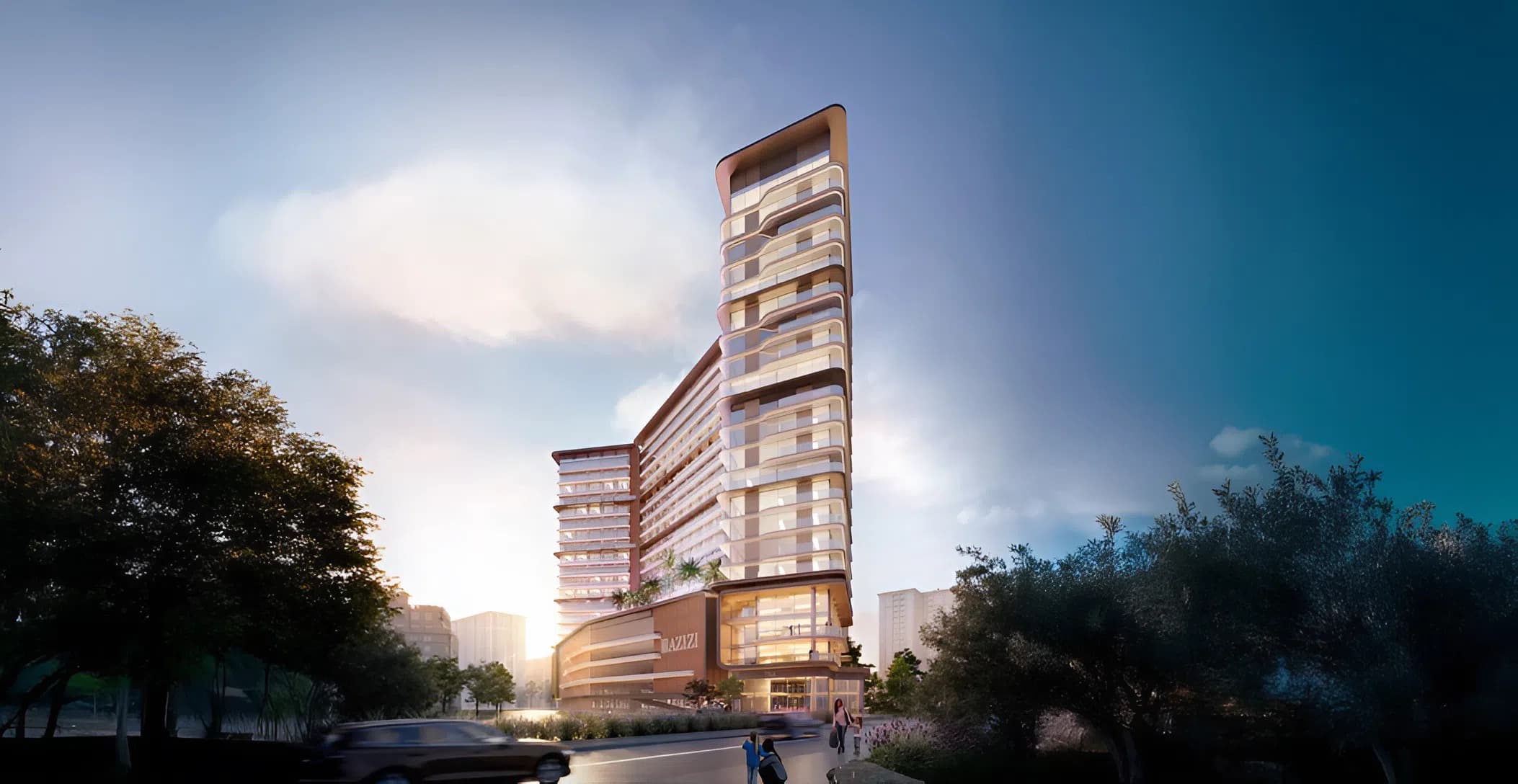 Azizi Abraham exterior view - Jebel Ali Freezone Extension, Dubai - by Azizi