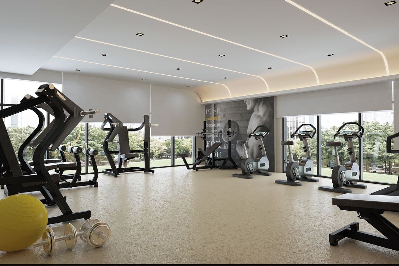 Azizi Amber amenity Well-Equipped Gym - Al Furjan, Dubai - by Azizi