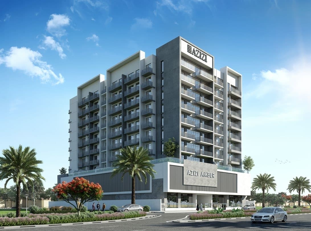 Azizi Amber exterior view - Al Furjan, Dubai - by Azizi