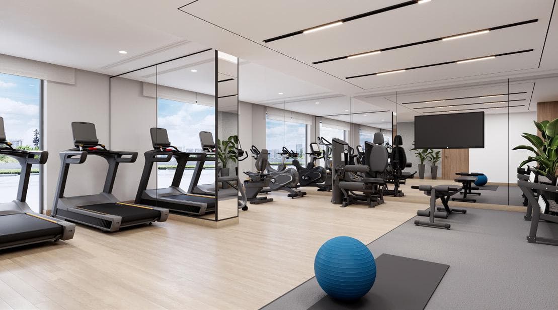 Azizi Arian amenity Fully-Equipped Gym - Jebel Ali Freezone Extension, Dubai - by Azizi