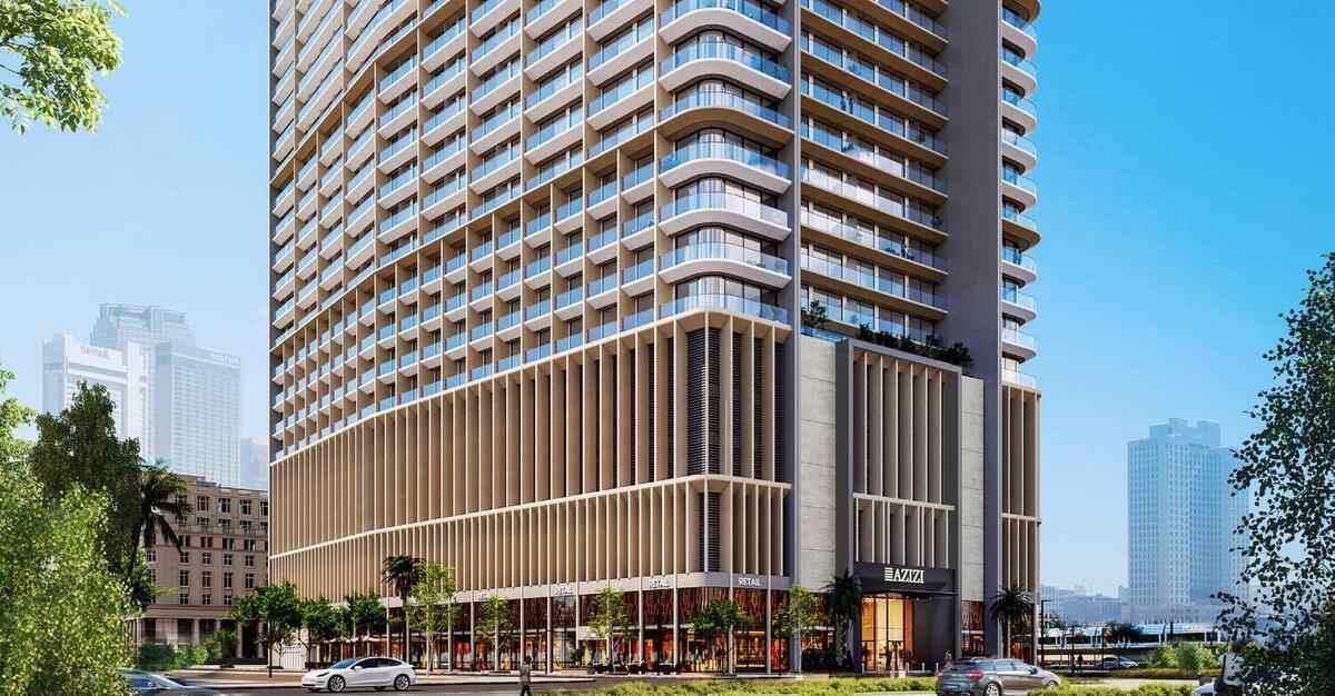 Azizi Arian exterior view - Jebel Ali Freezone Extension, Dubai - by Azizi