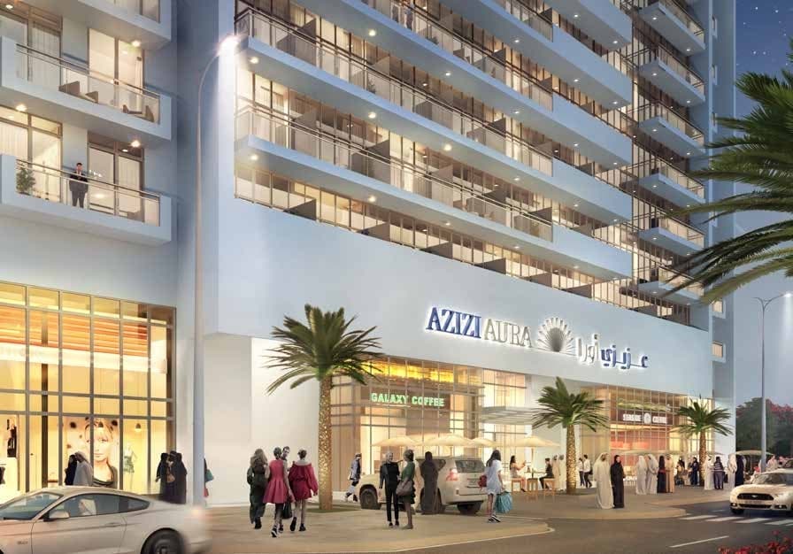 Azizi Aura amenity Retail Hubs - Jebel Ali Freezone Extension, Dubai - by Azizi