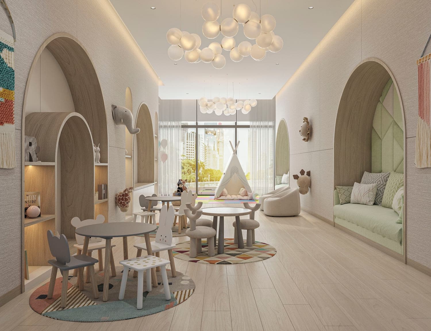 Azizi David amenity Kids’ Play Area - Al Jaddaf, Dubai - by Azizi