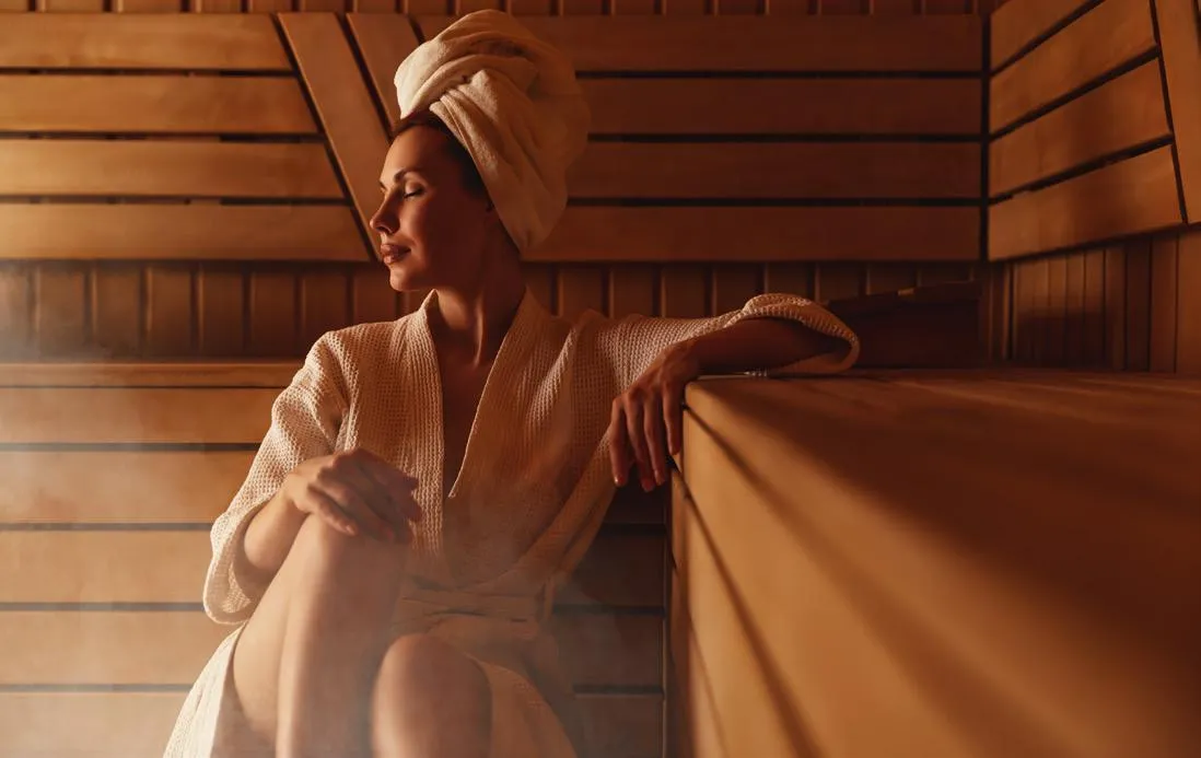 Azizi Farishta II amenity Sauna and Steam Room in Al Jaddaf, Dubai