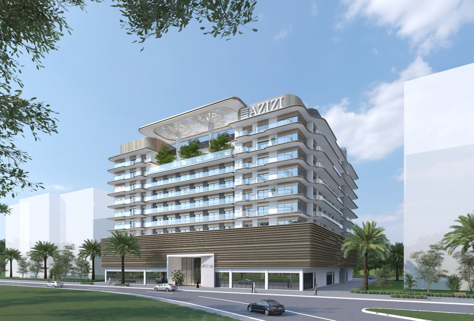 Azizi Jewel exterior view - Jebel Ali Village, Dubai - by Azizi
