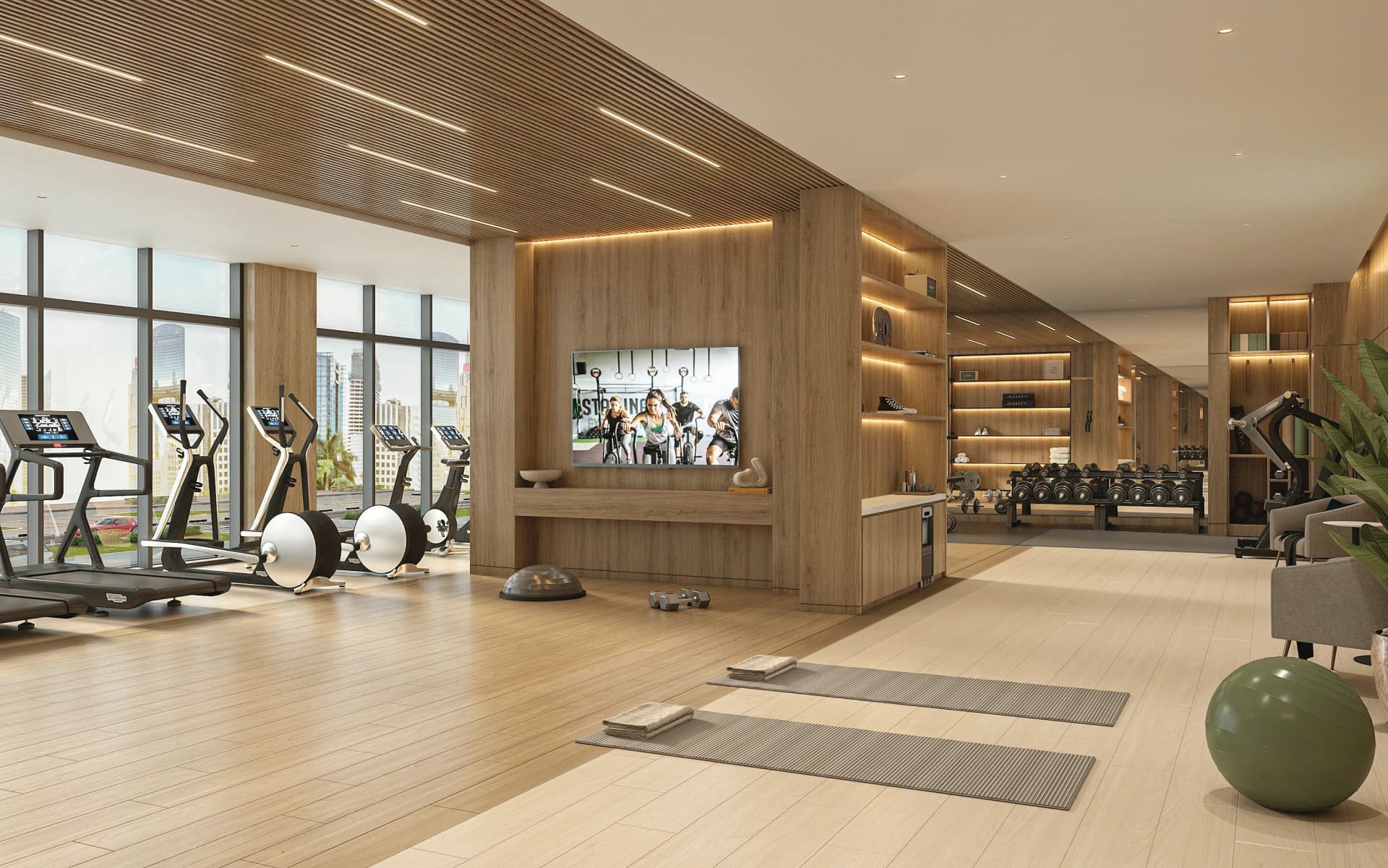 Azizi Leily amenity Fully Equipped Gym in Al Jaddaf, Dubai