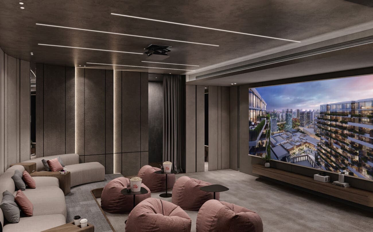 Azizi Milan amenity Cinemas & Lounges - City Of Arabia, Dubai - by Azizi
