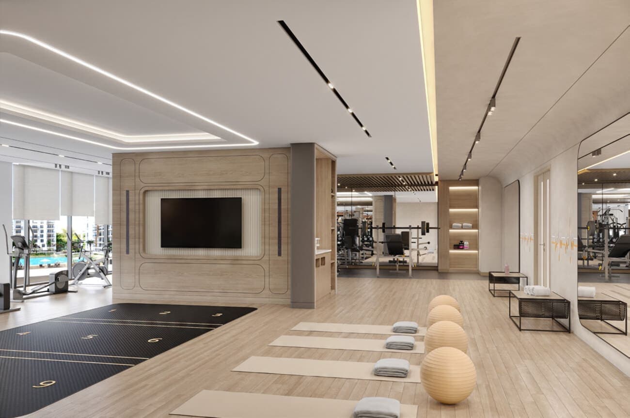 Azizi Milan amenity Gym - City Of Arabia, Dubai - by Azizi